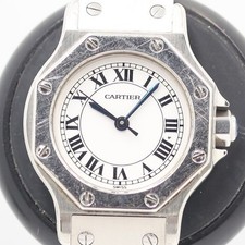 Cartier Santos Octagon white Dial