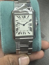 Cartier Tank White Roman Dial