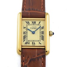 Cartier Watch Must Tank Vermeil