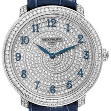 Patek Philippe Calatrava White Gold Blue