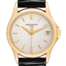 Patek Philippe Calatrava Yellow Gold Silver