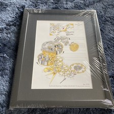 Patek Philippe technical drawing of caliber