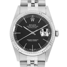Rolex Datejust 16234 black bar
