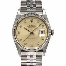 Rolex Datejust 16234G Silver Case