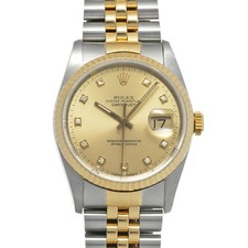 Rolex Datejust 36 16233G Champagne/diamond