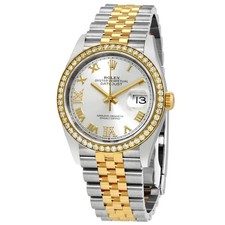 Rolex Datejust 36 Silver Diamond