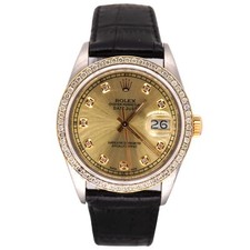 Rolex Mens Datejust 36mm Gold/Steel